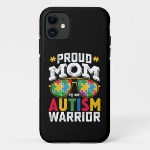 Capa Para iPhone 11 Orgulhosa Mãe De Uma Família Lidadora Do Autismo