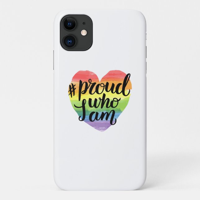 Capa Para iPhone 11 Orgulhoso de quem sou (Verso)