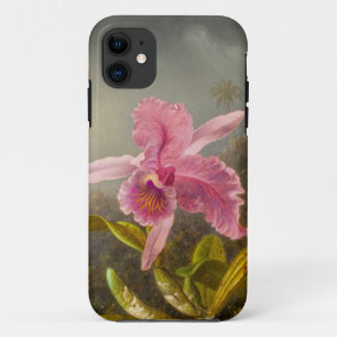 Capa Para iPhone 11 Orquídea com dois beija-flores