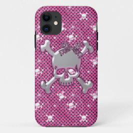 Capa Para iPhone 11 Os crânios bonitos & as bolinhas picam a caixa do