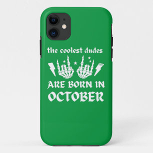 Capa Para iPhone 11 OS MAIS FELIZES SÃO NASCER NO aniversário DE OUTUB