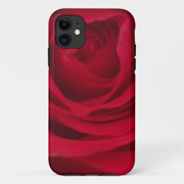 Capa Para iPhone 11 Os rosas são caixa vermelha do ipone 5s (Verso)
