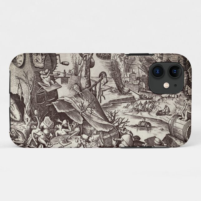 Capa Para iPhone 11 Os Sete Pecados Mortais - Gluttonia (Verso (horizontal))