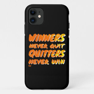 CAPA PARA iPhone 11 OS VENCEDORES NUNCA PARARAM DE QUITERES NUNCA GANH