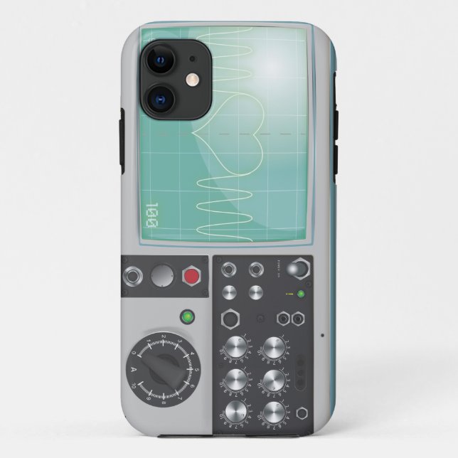 Capa Para iPhone 11 Oscilloscope Love (Verso)
