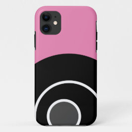 Capa Para iPhone 11 Ostras-do-mar-Abstrato cor-de-rosa-doce-esbranquiç