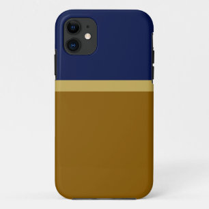 Capa Para iPhone 11 Ouro Profundo de Marinho quente - Blocos de cor ca