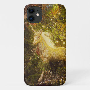 Capa Para iPhone 11 Ouro Unicorn