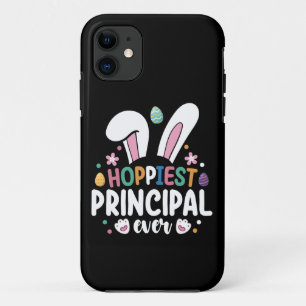 Capa Para iPhone 11 Ovos de Coelhinhos da Páscoa na Escola de Páscoa d