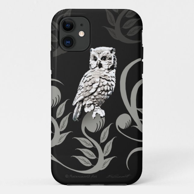 Capa Para iPhone 11 Owl Art iPhone5 Case (Verso)