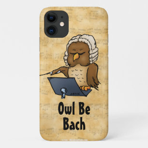 Capa Para iPhone 11 Owl Be Bach Engraçado Música Clássica
