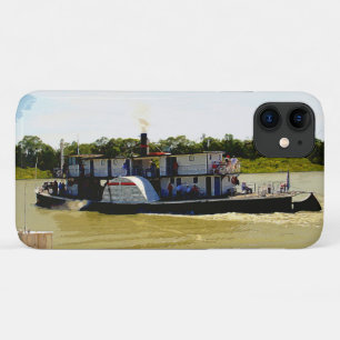 Capa Para iPhone 11 Paddle Navio a vapor River Murray Austrália Waterc