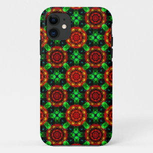 Capa Para iPhone 11 Padrão Abstrato Floral Moderno Boho Elegante #504