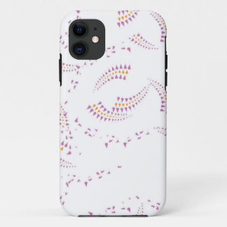 Capa Para iPhone 11 Padrão Abstrato Sem Costura Ouro Preto