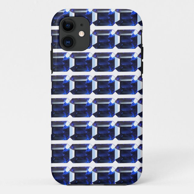 Capa Para iPhone 11 Padrão Azul (Verso)