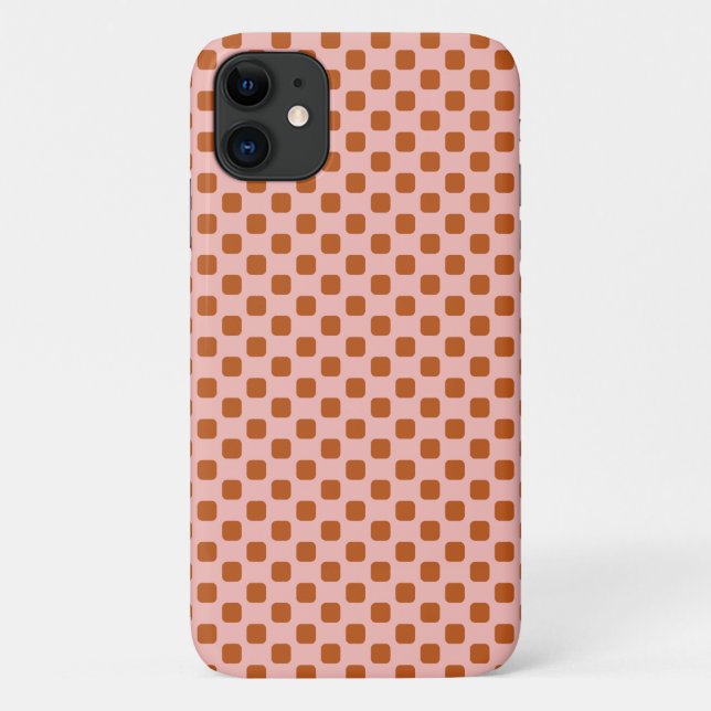 Capa Para iPhone 11 PADRÃO AZULEJOS abstrato. (Verso)
