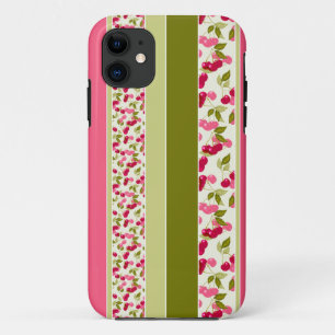 Capa Para iPhone 11 Padrão brilhante de verão de faixas de cores múlti