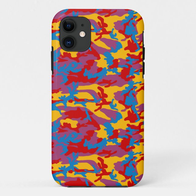 Capa Para iPhone 11 Padrão Camo Ousado (Verso)