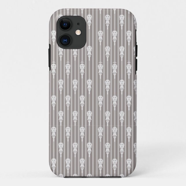 Capa Para iPhone 11 Padrão da Cruz Afro Aygebam Lalibela (Verso)
