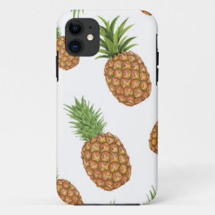 Capa Para iPhone 11 Padrão de abacaxi aquarela 1