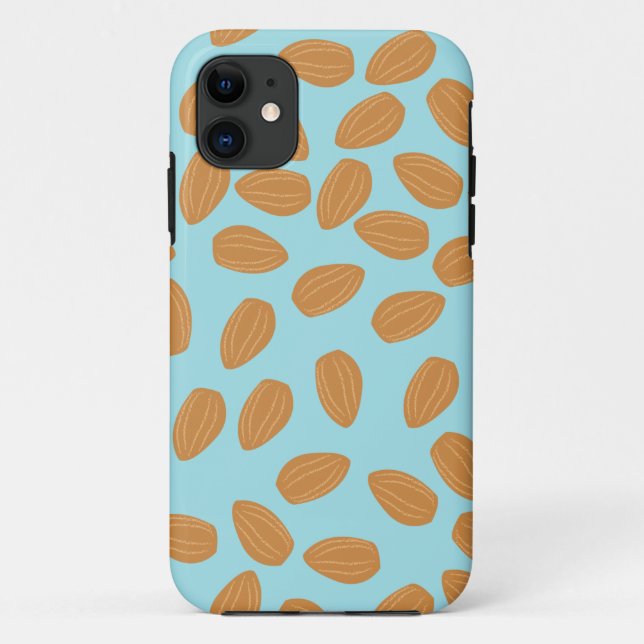 Capa Para iPhone 11 Padrão de amêndoa (Verso)