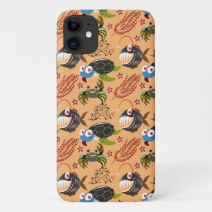 Capa Para iPhone 11 Padrão de animais aquáticos   vida submarina do 