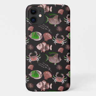 Capa Para iPhone 11 Padrão de animais aquáticos   vida submarina do 