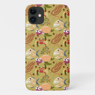Capa Para iPhone 11 Padrão de animais aquáticos   vida submarina do 