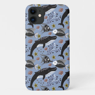 Capa Para iPhone 11 Padrão de animais aquáticos   vida submarina do 
