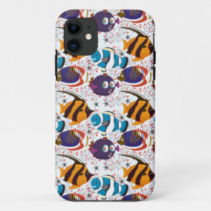 Capa Para iPhone 11 Padrão de animais aquáticos vida submarina do