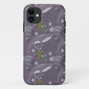 Capa Para iPhone 11 Padrão de animais aquáticos vida submarina do oc