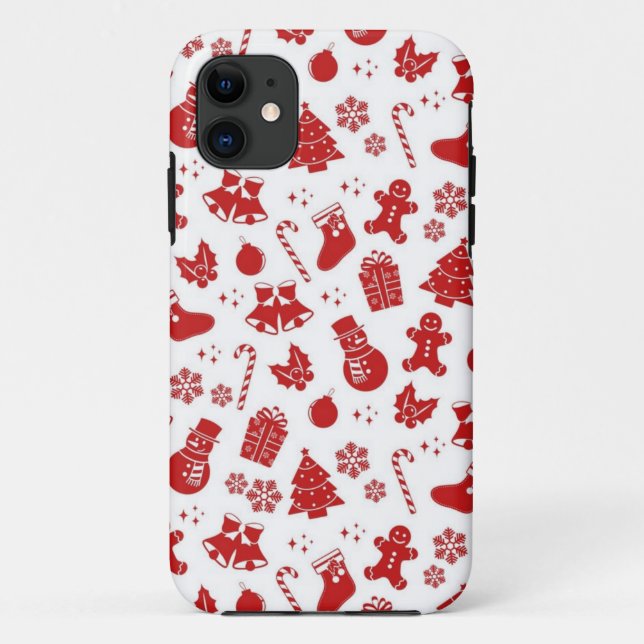 Capa Para iPhone 11 Padrão de ano novo (Verso)