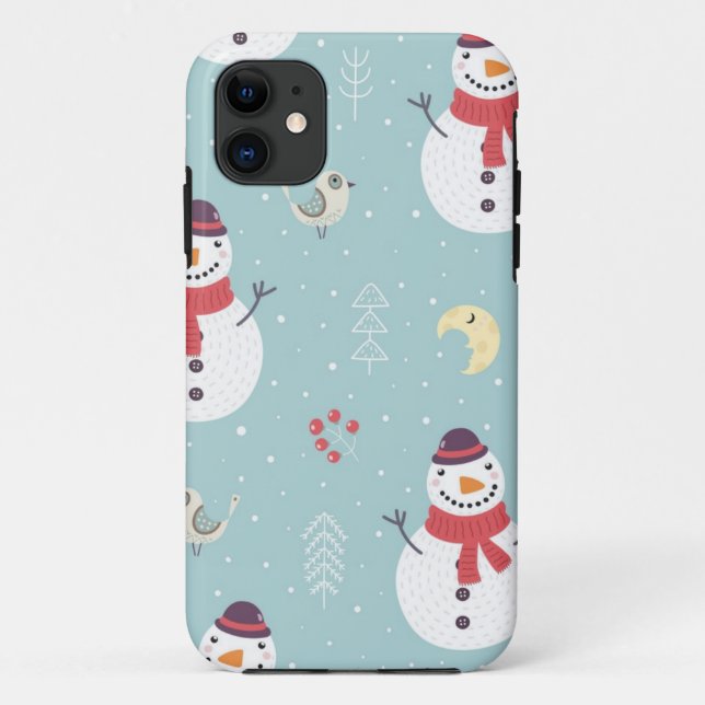 Capa Para iPhone 11 padrão de ano novo (Verso)