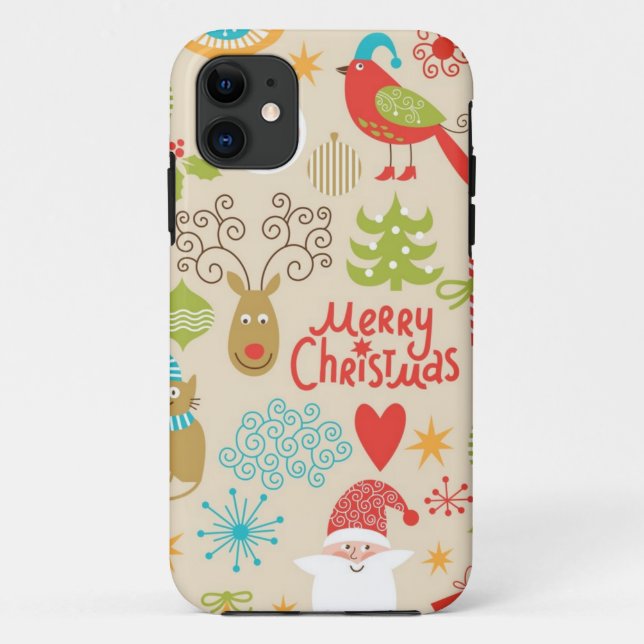 Capa Para iPhone 11 Padrão de ano novo (Verso)
