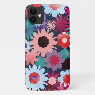 Capa Para iPhone 11 Padrão de Aquarela Floral