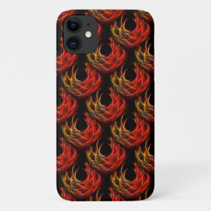 Capa Para iPhone 11 Padrão de Arte Abstrata Elegante Boho Moderno Fofo