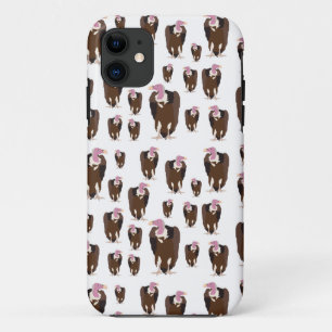 Capa Para iPhone 11 Padrão de Aves Abutre