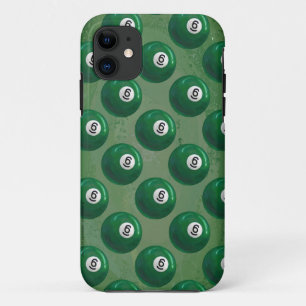 Capa Para iPhone 11 Padrão de Bola Billiards 6