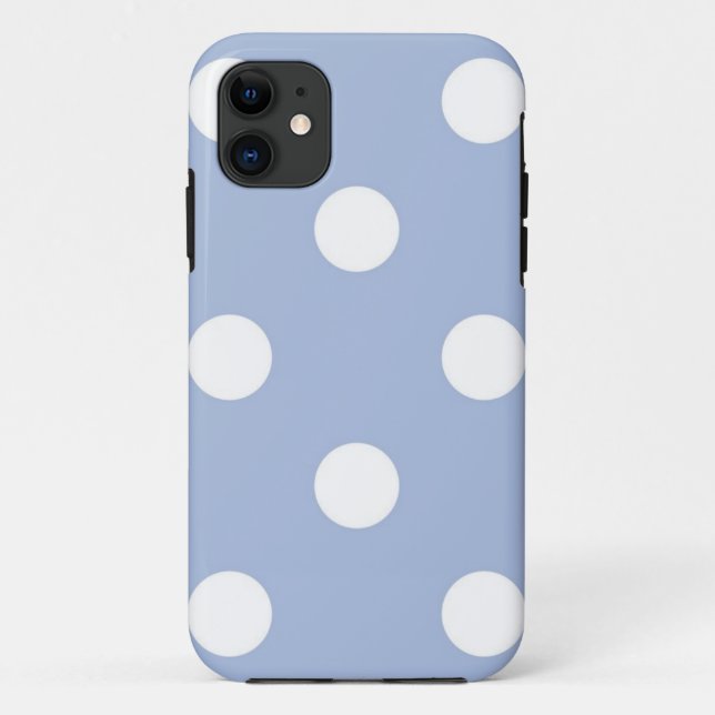 Capa Para iPhone 11 padrão de bolinhas (Verso)