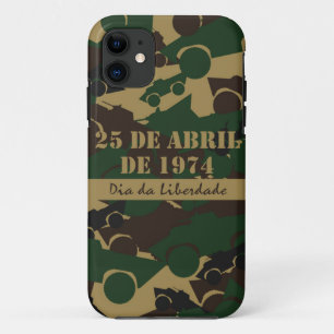 Capa Para iPhone 11 Padrão de camuflagem de veículos militares