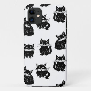 Capa Para iPhone 11 Padrão de Cat