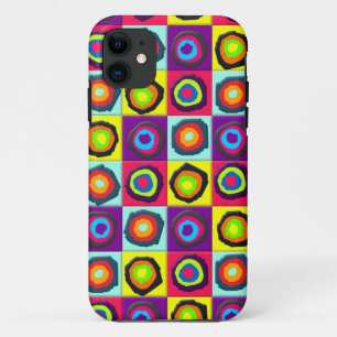 Capa Para iPhone 11 padrão de círculos