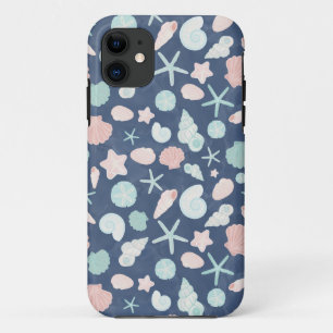 Capa Para iPhone 11 padrão de conchas