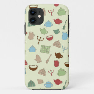 Capa Para iPhone 11 Padrão de cozinha