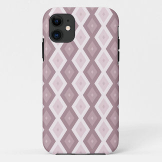 Capa Para iPhone 11 padrão de diamante rosa rosa quartz