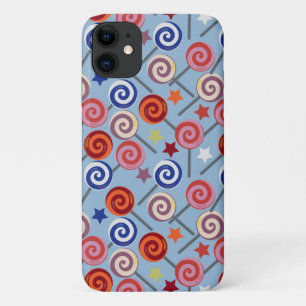 Capa Para iPhone 11 Padrão de doces Padrão do lombo pirulito 40
