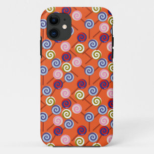 Capa Para iPhone 11 Padrão de doces Padrão do lombo pirulito 42