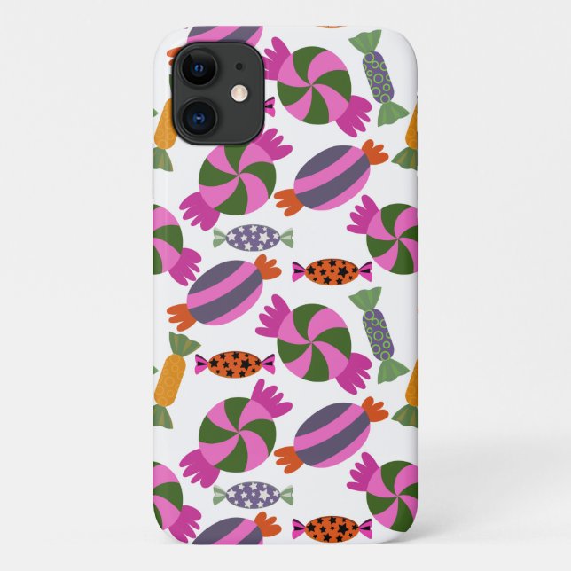 Capa Para iPhone 11 Padrão de doces | Padrão do lombo | pirulito 6 (Verso)