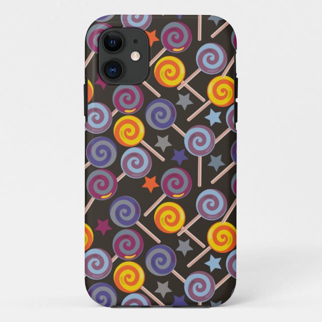 Capa Para iPhone 11 Padrão de doces | Padrão do lombo | pirulito 9 (Verso)