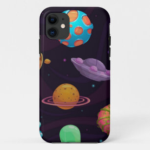 Capa Para iPhone 11 Padrão de espaço